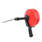 Drain Auger 65 Manganese Steel High Hardness Double Modes Plumbing Drain Auger Clog Remover for Toilet Kitchen Bathroom 5m / 16.4ft Spring