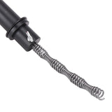 Drain Auger 65 Manganese Steel High Hardness Double Modes Plumbing Drain Auger Clog Remover for Toilet Kitchen Bathroom 5m / 16.4ft Spring