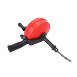 Drain Auger 65 Manganese Steel High Hardness Double Modes Plumbing Drain Auger Clog Remover for Toilet Kitchen Bathroom 5m / 16.4ft Spring