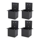 Pergola Bracket Carbon Steel High Strength Black Powder Coating Pergola Post Top Rafter Bracket for Porches Cabanas In Australia - Darrahopens