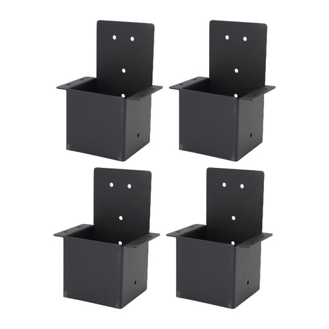Pergola Bracket Carbon Steel High Strength Black Powder Coating Pergola Post Top Rafter Bracket for Porches Cabanas In Australia - Darrahopens