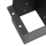 Pergola Bracket Carbon Steel High Strength Black Powder Coating Pergola Post Top Rafter Bracket for Porches Cabanas