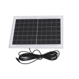 Solar Power Panel Generator Kit with USB Charging Cable LED Flashlight for Home/Outdoors
