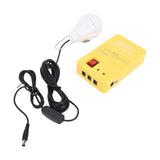 Solar Power Panel Generator Kit with USB Charging Cable LED Flashlight for Home/Outdoors