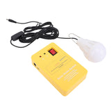 Solar Power Panel Generator Kit with USB Charging Cable LED Flashlight for Home/Outdoors