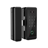 Smart Lock WIFI Fingerprint Push Pull Keyless Entry Door Locks for Glass Metal Wood Door TY APP Remote Control Multi Language