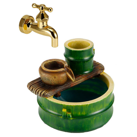 Rockery Flowing Water Floating Faucet Desktop Decoration Home Office Table Ornament In Australia - Darrahopens