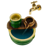 Rockery Flowing Water Floating Faucet Desktop Decoration Home Office Table Ornament