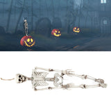 Halloween Resin Full Body Skeletons with Movable Joints for Home Costume Party Decoration PropsM
