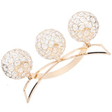 Crystal Candlestick Golden Candle Holders Ornaments for Home Party Table Decorations