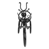 Iron Wine Holder Tricycle Shape Wine Bottle Rack Stand for Bar Counter Home DecorBlack In Australia - Darrahopens