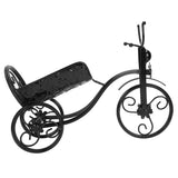 Iron Wine Holder Tricycle Shape Wine Bottle Rack Stand for Bar Counter Home DecorBlack In Australia - Darrahopens