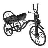 Iron Wine Holder Tricycle Shape Wine Bottle Rack Stand for Bar Counter Home DecorBlack In Australia - Darrahopens
