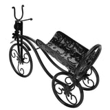 Iron Wine Holder Tricycle Shape Wine Bottle Rack Stand for Bar Counter Home DecorBlack In Australia - Darrahopens