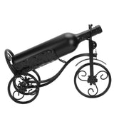 Iron Wine Holder Tricycle Shape Wine Bottle Rack Stand for Bar Counter Home DecorBlack In Australia - Darrahopens
