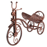 Iron Wine Holder Tricycle Shape Wine Bottle Rack Stand for Bar Counter Home DecorBronze In Australia - Darrahopens
