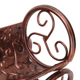 Iron Wine Holder Tricycle Shape Wine Bottle Rack Stand for Bar Counter Home DecorBronze