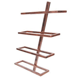 Rustic Wall Mounted Wine Rack Wine Bottle Holder Shelf for Household Dining Room Cabinet4 Bottle In Australia - Darrahopens