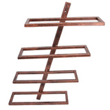 Rustic Wall Mounted Wine Rack Wine Bottle Holder Shelf for Household Dining Room Cabinet4 Bottle In Australia - Darrahopens