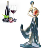 Girl Figurines Wine Holder Wine Bottle Rack Stand for Bar Counter Home Decor AccessoriesBS811