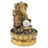 Resin Dragon Statue LED Desktop Water Fountain Home Office Desktop Decor Crafts GiftsEU Plug 220V In Australia - Darrahopens