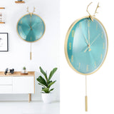 Wall Clock Modern Non Ticking Silent Wall Clock with Deer Head Decor for Bedroom Kitchen Classroom Living Room