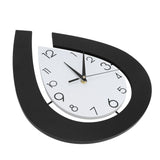 Nordic Style Unique Shape Hanging Clock Mute Wall Clock for Living Room Coffee Shop Store