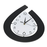 Nordic Style Unique Shape Hanging Clock Mute Wall Clock for Living Room Coffee Shop Store