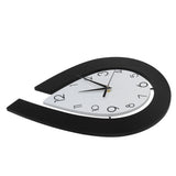 Nordic Style Unique Shape Hanging Clock Mute Wall Clock for Living Room Coffee Shop Store