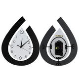 Nordic Style Unique Shape Hanging Clock Mute Wall Clock for Living Room Coffee Shop Store