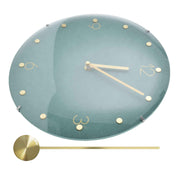 Modern Hanging Clock Framless Round Wall Pendulum Clock for Home Bar Shop Cafes Living Room In Australia - Darrahopens