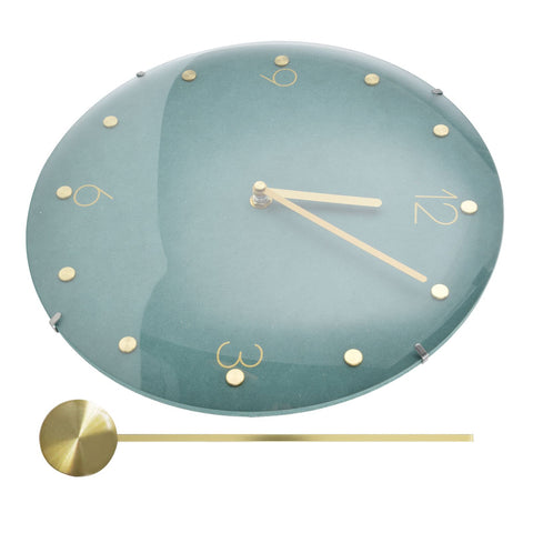 Modern Hanging Clock Framless Round Wall Pendulum Clock for Home Bar Shop Cafes Living Room In Australia - Darrahopens
