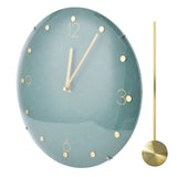 Modern Hanging Clock Framless Round Wall Pendulum Clock for Home Bar Shop Cafes Living Room In Australia - Darrahopens