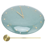 Modern Hanging Clock Framless Round Wall Pendulum Clock for Home Bar Shop Cafes Living Room In Australia - Darrahopens