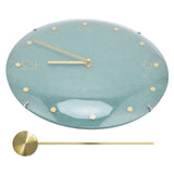 Modern Hanging Clock Framless Round Wall Pendulum Clock for Home Bar Shop Cafes Living Room