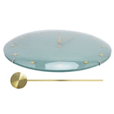 Modern Hanging Clock Framless Round Wall Pendulum Clock for Home Bar Shop Cafes Living Room