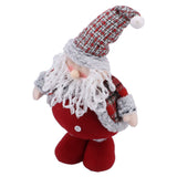 Retractable Standing Santa Claus Doll Christmas Ornament Home Decoration for Home Festival