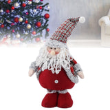 Retractable Standing Santa Claus Doll Christmas Ornament Home Decoration for Home Festival