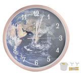Wall Hanging Mute Clock Innovative LED Luminous Clock with Light Voice Control Rose Gold