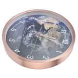 Wall Hanging Mute Clock Innovative LED Luminous Clock with Light Voice Control Rose Gold