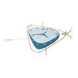 Nordic Light Luxury Clock Fashion Deer Head Wall Clock Living Room Household Decoration In Australia - Darrahopens