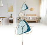 Nordic Light Luxury Clock Fashion Deer Head Wall Clock Living Room Household Decoration