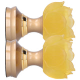 2 Set LED Buddhist Light Yellow Buddha Lamp Adjustable Buddhist Flower Light Buddhism SupplyEU Plug 100-240V In Australia - Darrahopens