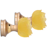 2 Set LED Buddhist Light Yellow Buddha Lamp Adjustable Buddhist Flower Light Buddhism SupplyEU Plug 100-240V