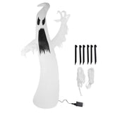 12 Ft Halloween Inflatables Giant Ghost Inflatable Halloween Decoration for Indoor Outdoor Yard Garden Lawn Decoration 100‑240V US Plug