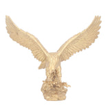 Majestic Eagle Statue Eagle Sculpture Tall Eagle On Rocks Statue Resin Ornament for TV Cabinet Wine Cabinet Office Decor Large