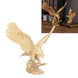 Majestic Eagle Statue Eagle Sculpture Tall Eagle On Rocks Statue Resin Ornament for TV Cabinet Wine Cabinet Office Decor Large