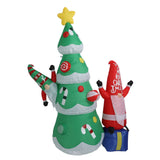 1.8m Dwarf and Christmas Tree Inflatable Decoration IP44 Christmas Outdoor Inflatable Decoration with Blower and LED Light AU Plug 100‑240V In Australia - Darrahopens