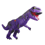 Inflatable Dinosaur Costume T Rex Inflatable Dinosaur Blow Up Costume for Cosplay Party Weddings Easter Xmas Purple Adult Style 150‑190cm In Australia - Darrahopens