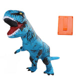 Inflatable Dinosaur Costume T Rex Inflatable Dinosaur Blow Up Costume for Cosplay Party Weddings Easter Xmas Blue Adult Style 150‑190cm In Australia - Darrahopens
